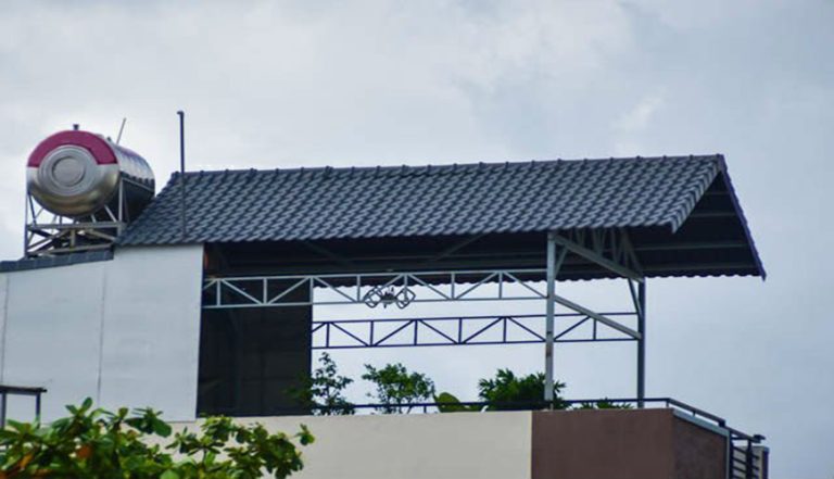Lợp mái tôn chống thấm Sân thượng 